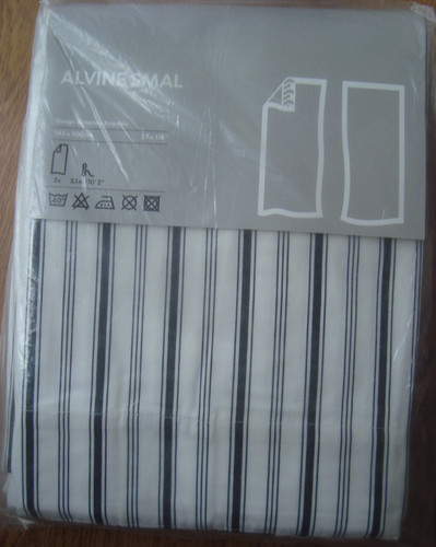 Ikea pair curtains white - pair,