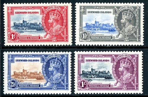 Leeward islands 1935 - islands, silver