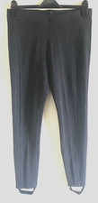 Marks & Spencer Charcoal Grey Stirrups Pants Leggings Trousers UK 14 Medium