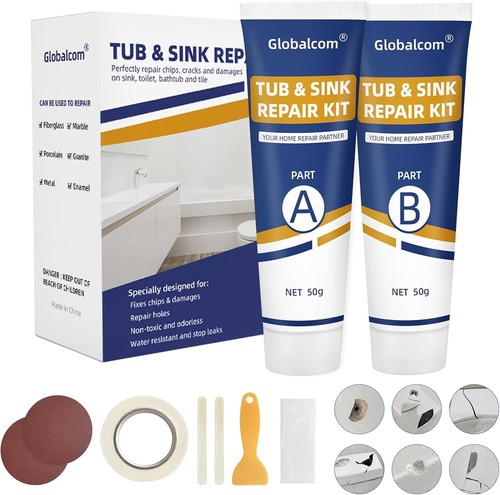 Fiberglass tub repair kit - tub,
