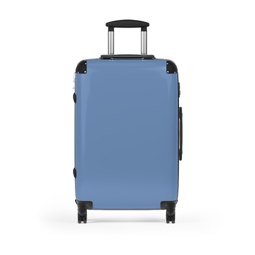 Suitcase blue gray color - suitcase,