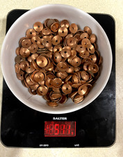 500g. ~380  1/2 Kilo 12.5mm or 1/2 Inch AROUND HALF PRICE Copper Roves Boat Nail