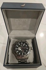 NAUTICA SILVER-TONE STEEL BAND