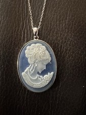 Sterling Silver Cameo Necklace
