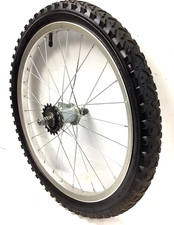 20" Rear Bicycle Silver Wheel