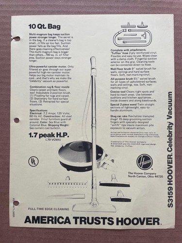 Vintage hoover canton - hoover,