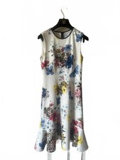 Erdem white floral midi dress