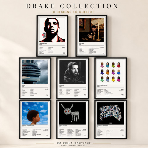 Drake album cover poster - drake,
