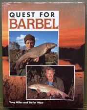 Quest For Barbel by Tony Miles & Trefor West 1st Edition Signed x 7 Fishing Book