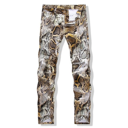 Mens snakeskin printed - printed, fashion