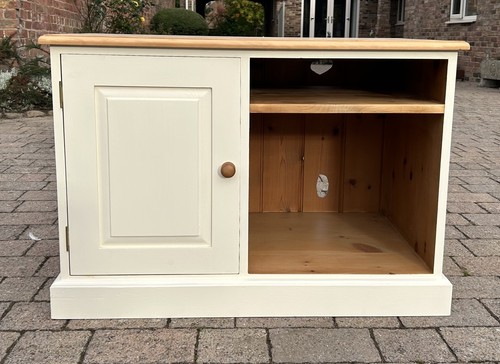 Shabby chic pine cupboard - pine,