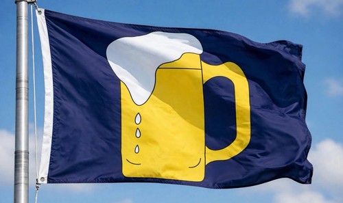 Beer flag 3x2 party - 3x2, pub