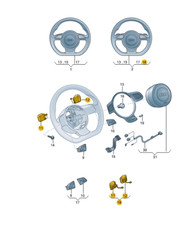 AUDI A4 RS4 B8 Gear Shift Paddles Gloss Black 8V0951523INZ New Genuine