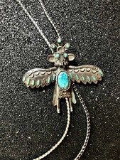 Western Cowboy Turquoise Indian totum pole Bolo witch doctor dress Necktie Tie