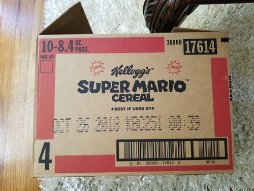 Expired kelloggs super mario - kelloggs,