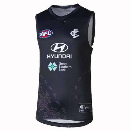 Afl black sleeveless football - sleeveless,