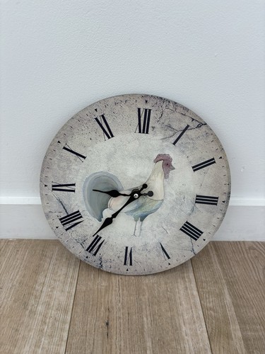 Farmhouse rooster wall clock - wall,