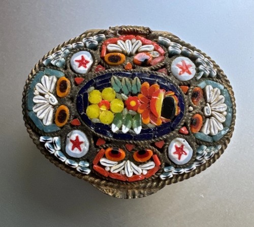 Vintage italian micro mosaic - italian,
