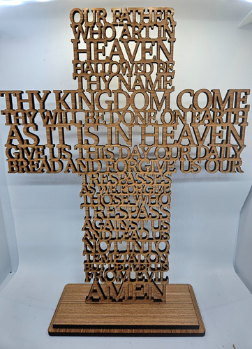 Lords prayer our father cross - lords,