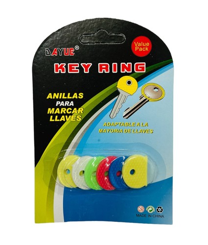 Assorted coloured key - coloured, top