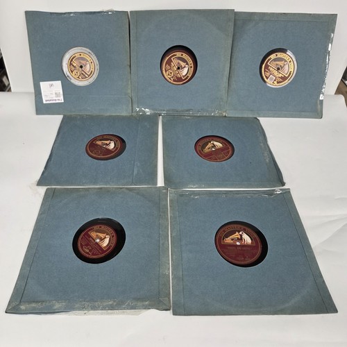 Vintage hmv rpm shellac - 7x,