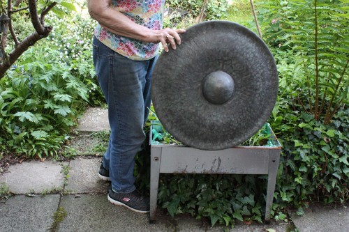 Large antique bronze oriental - large,
