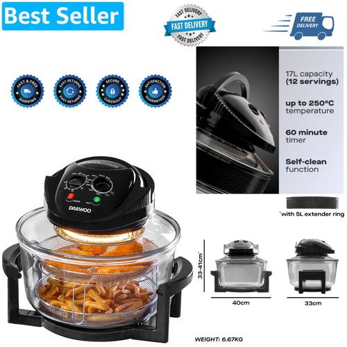 17l halogen air fryer oven - 17l,