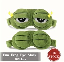 Fun Frog Plush Sleep Eye Mask