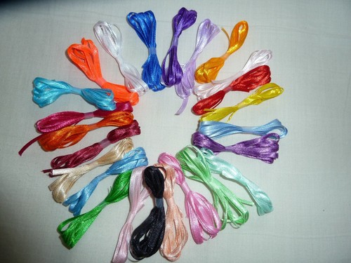 12mtrs assorted narrow ribbon - 12mtrs,