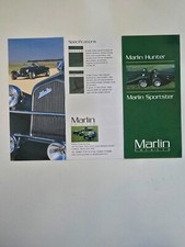 Original Marlin Hunter & Sportster 1996-1997 Foldout Sales Brochure VGC