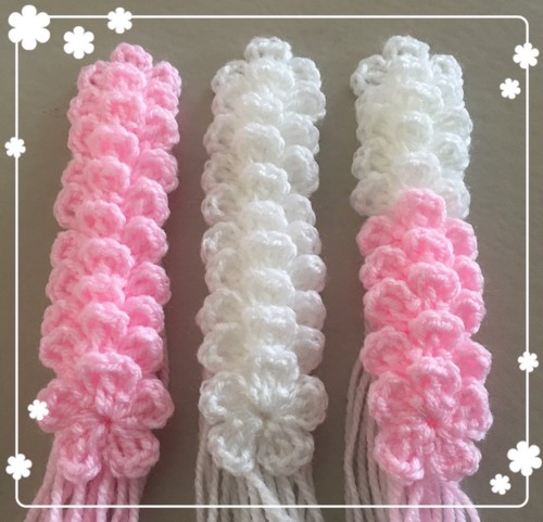 Xhandmade crochet flowers - 30,
