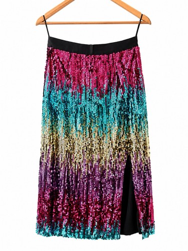 Miss selfridge rainbow sequin - selfridge,
