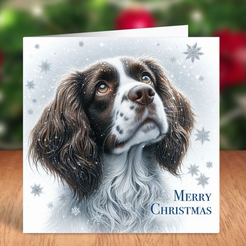 Springer spaniel dog christmas - springer,