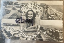 BUTLINS CLACTON VINTAGE POSTCARD USED 196? MULTI VIEW GARDENS BEACH PAVILION ETC