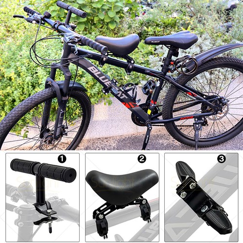 Bike front mounted child seat - mounted,