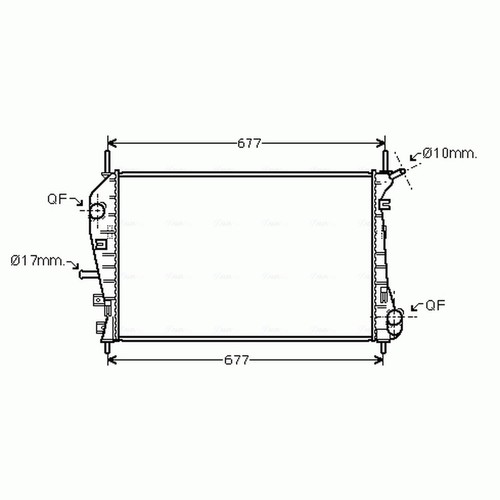 Radiator for ford - ford, mondeo