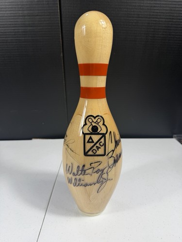 Pba signed amf bowling pin - signed, wr
