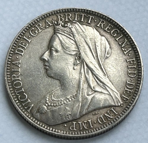 1900 victoria silver florin - 1900,