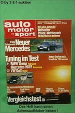AMS AUTO MOTOR SPORT 25/84 * BMW 525I CITROEN CX GTI TURBO FORD SIERRA XR4