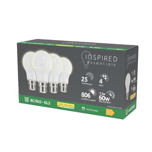 Led 60w light bulb b22 - led,