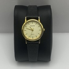 25mm Accurist 6L32 SR621SW WORKING Japan Gold Tone Dial Ladies Quartz Watch