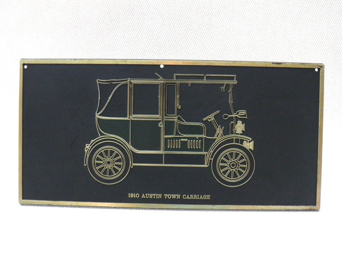 Vintage car wall plaque - wall,