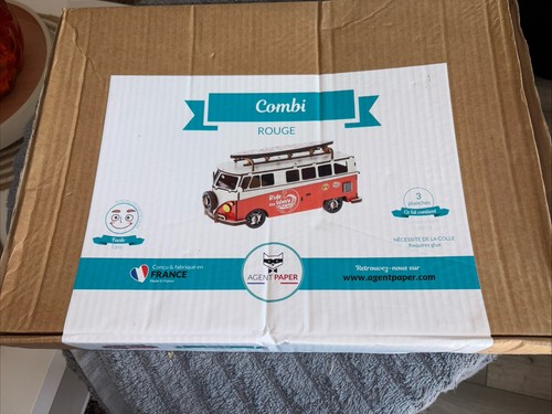 Combi rouge mdf model kit - combi, vw