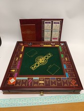 Franklin Mint 1991 Collectors Edition Wooden Monopoly Board