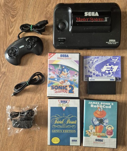 Sega master system console - sega,