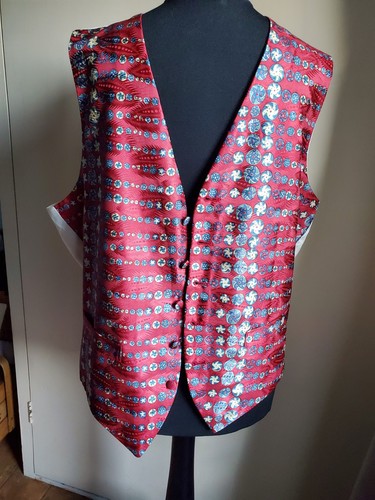 100 silk waistcoat georgina - 100%silk,
