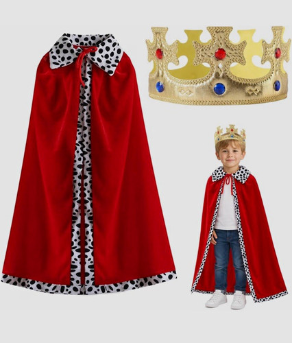 Kids king royalty fancy dress - kids,