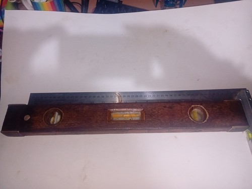 Brass cornered vintage wooden - brass,