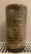 DENISE WREN Oxshott Studio Pottery DKW Signed Vintage 1950-1960 MCM Vase Fish