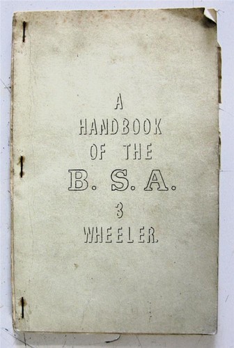 Bsa three wheeler - three,